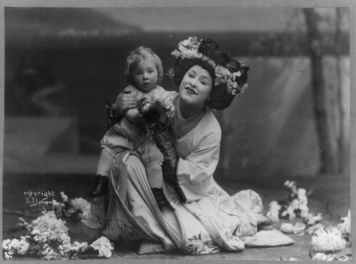 Geraldine Farrar en Madame Butterfly