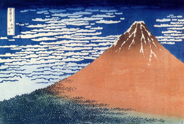 Monte Fuji. Katsushika Hokusai