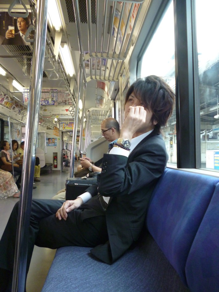 Business Man en el metro