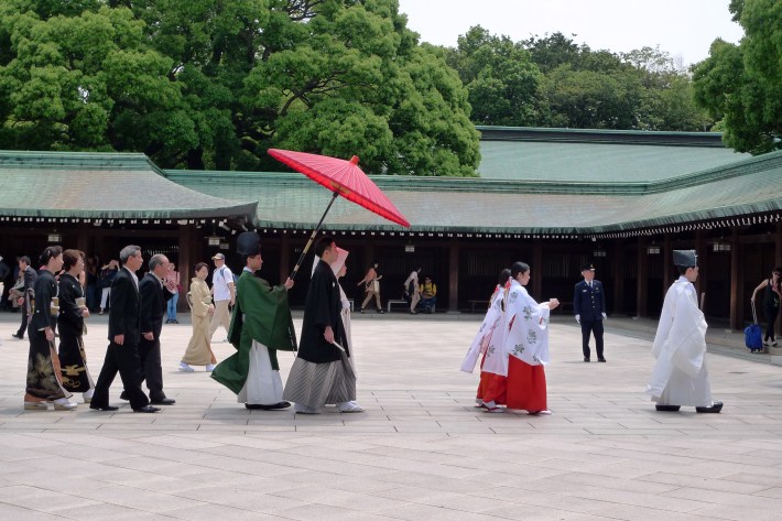 Ceremonia sintoísta de boda