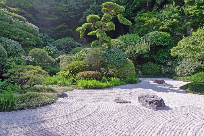 Jardín zen del templo Hokokuji
