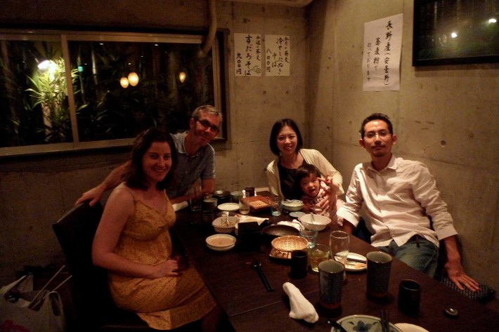 Cena con Sakurako, Tengo y Yoshi