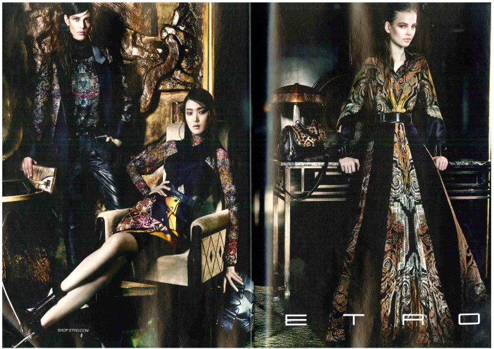 Etro con rostros asiáticos