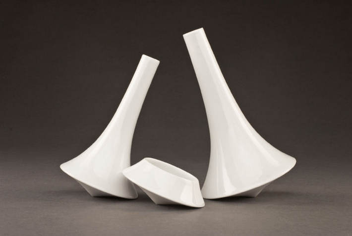 Florero uniflor de Luis Ramírez-dekuba ©. Sargadelos ©