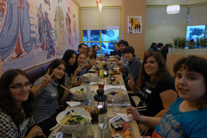 Japonés en el restaurante 1