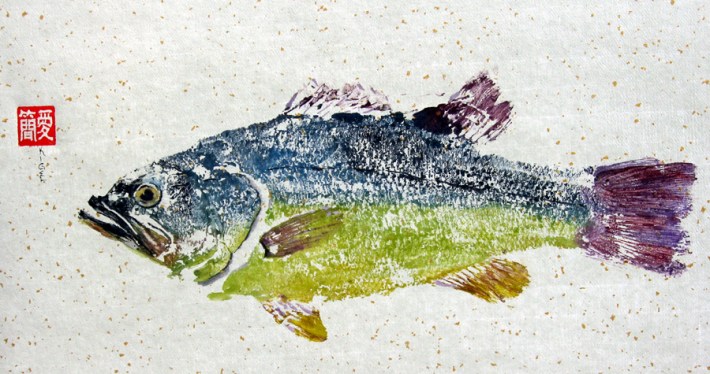 Gyotaku a color. Jean Kigel