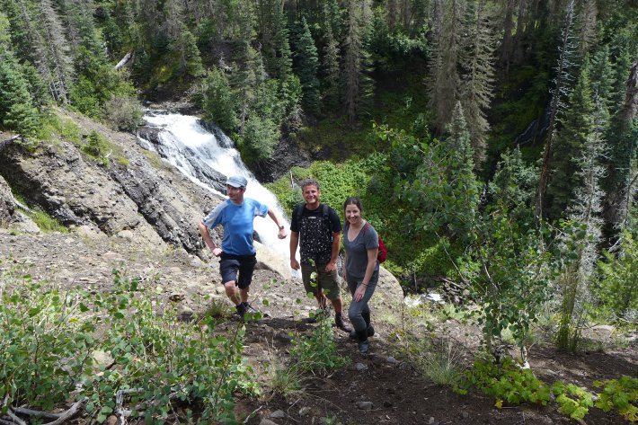 De camino a la catarata